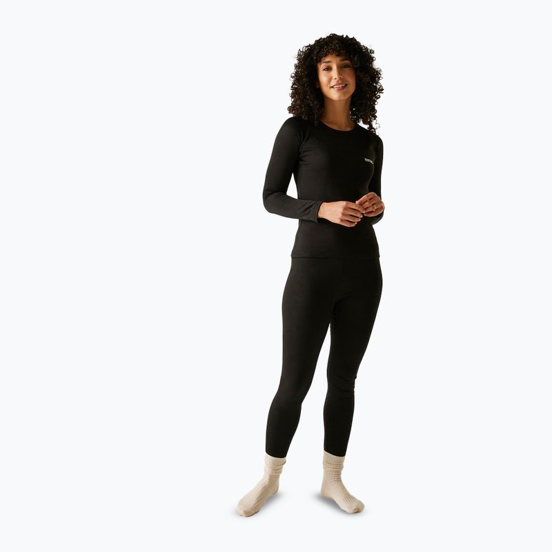 Moteriškas termo apatinių rinkinys Regatta Thermal Baselayer black 2