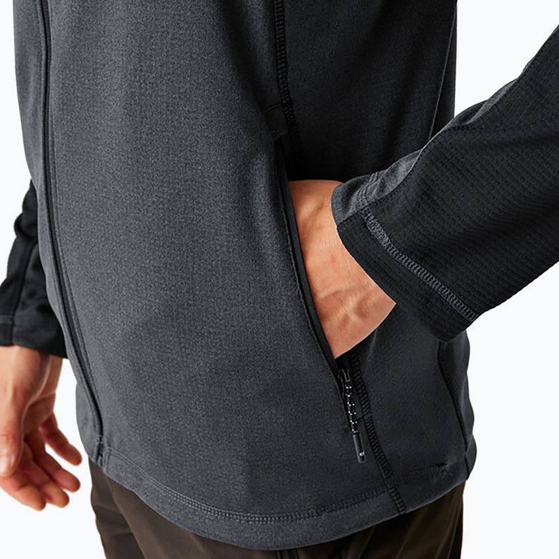 Vyriškas džemperis REGATT Highton Full Zip Midlayer ash/black 6
