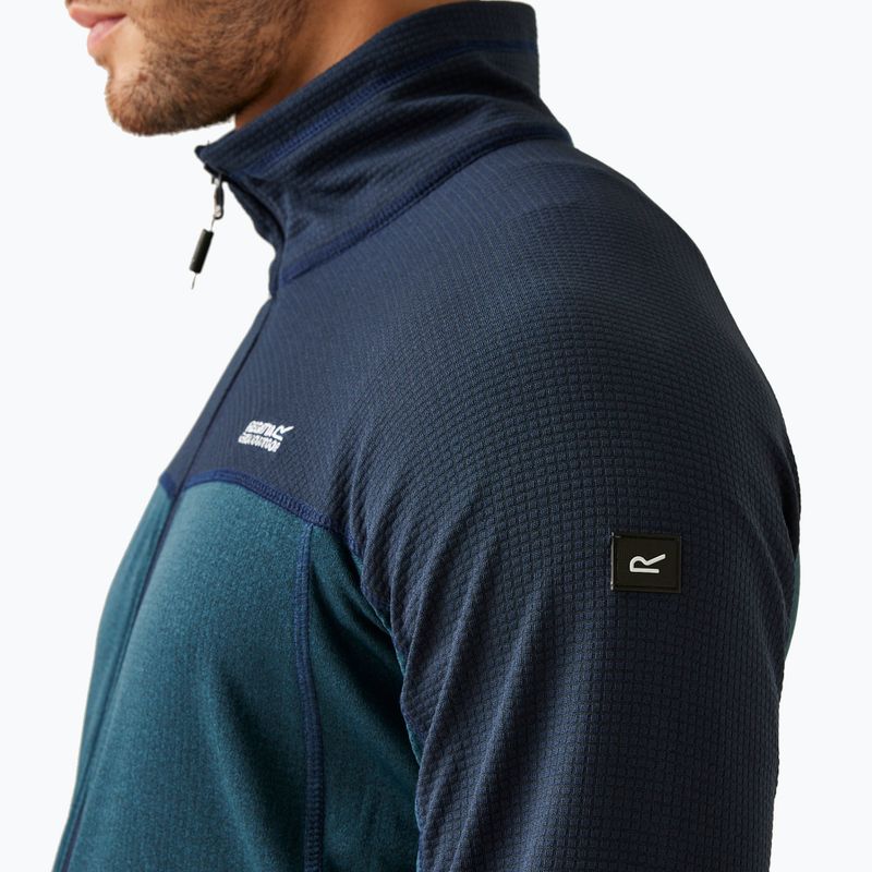 Vyriškas džemperis REGATT Highton Full Zip Midlayer moonlight denim/navy 4