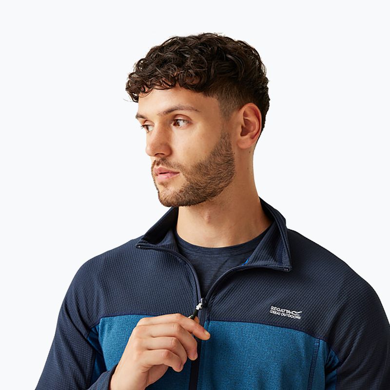 Vyriškas džemperis REGATT Highton Full Zip Midlayer olympian blue/navy 4