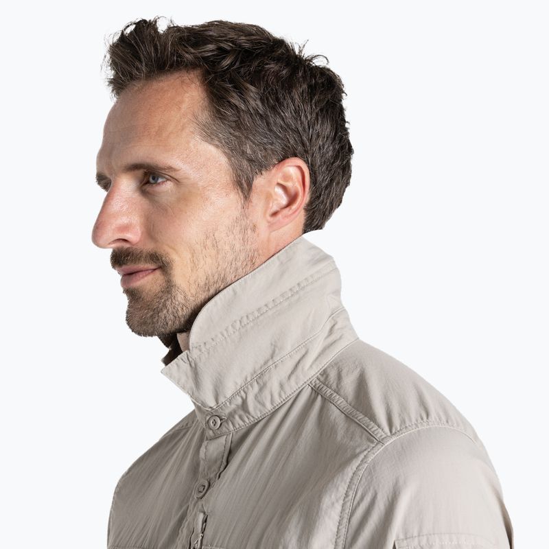 Vyriški marškinėliai Craghoppers NosiLife Adventure Long Sleeved Shirt III parchment 5