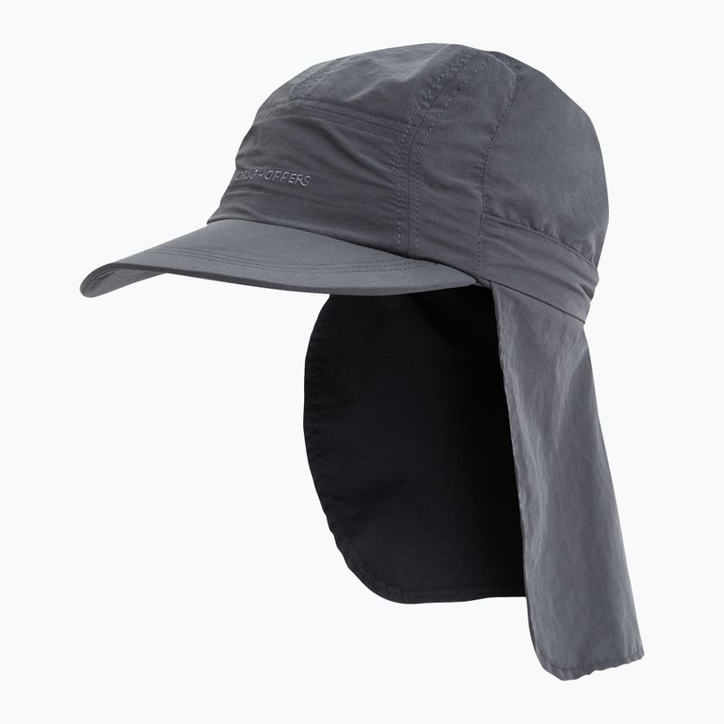 Vyriška kepurė su snapeliu Craghoppers NosiLife Desert Hat III black pepper 2