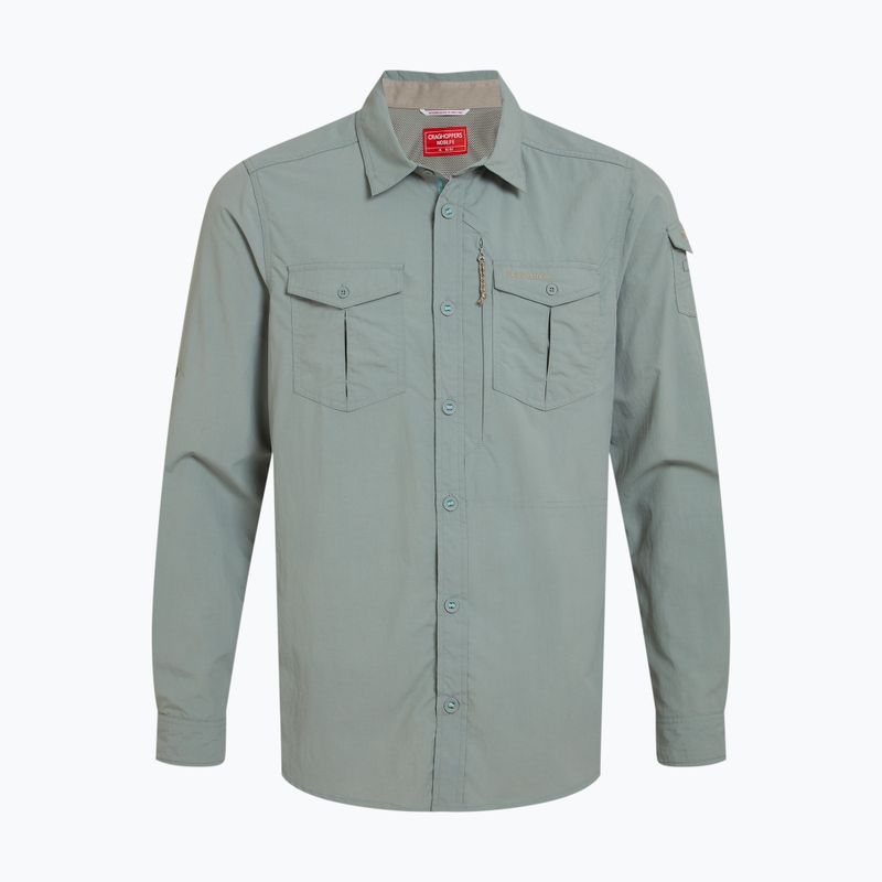Vyriški marškiniai Craghoppers NosiLife Adventure Long Sleeved Shirt III lichen green 10
