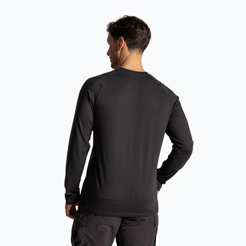 Vyriški trekingo marškinėliai ilgomis rankovėmis Craghoppers NosiLife Nour Long Sleeve dark iron 3