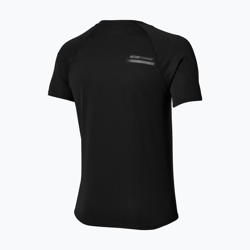 Vyriški bėgimo marškinėliai Mizuno Active Dryaeroflow black 2