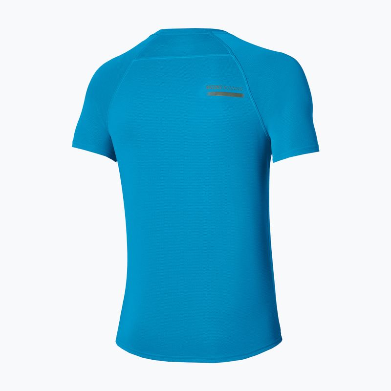 Vyriški bėgimo marškinėliai Mizuno Active Dryaeroflow blue jewel 2