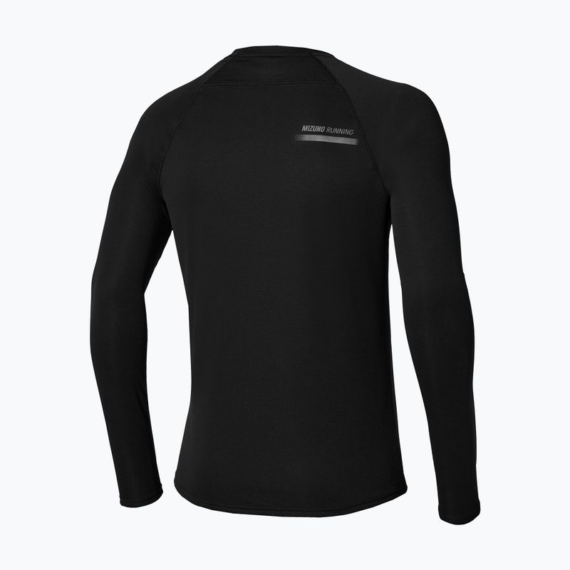 Vyriški bėgimo marškinėliai su ilgomis rankovėmis  Mizuno Active Dryaeroflow black 2