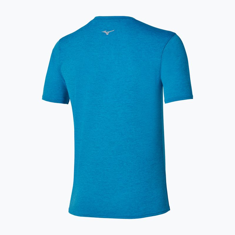 Vyriški bėgimo marškinėliai Mizuno Core Runbird Short Sleeve Tee blue jewel 2