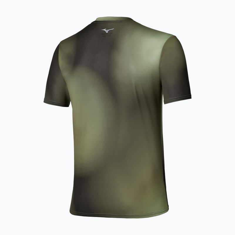 Vyriški bėgimo marškinėliai Mizuno Core Graphic Short Sleeve forest night 2