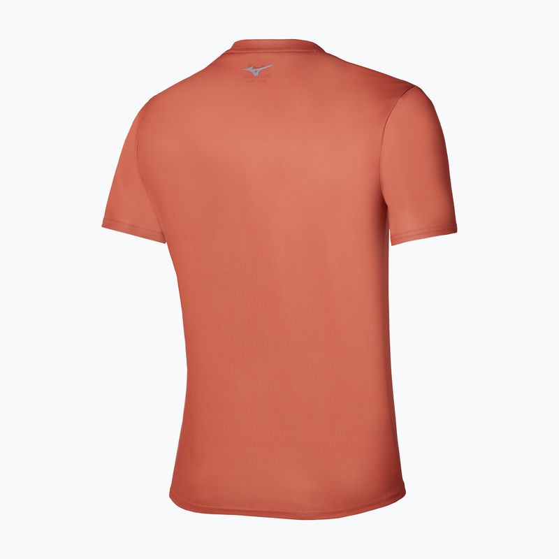 Vyriški bėgimo marškinėliai Mizuno Core Graphic Short Sleeve ginger 2