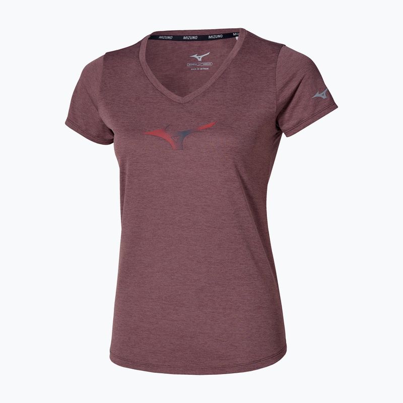 Moteriški bėgimo marškinėliai Mizuno Core Runbird Pepper Corn