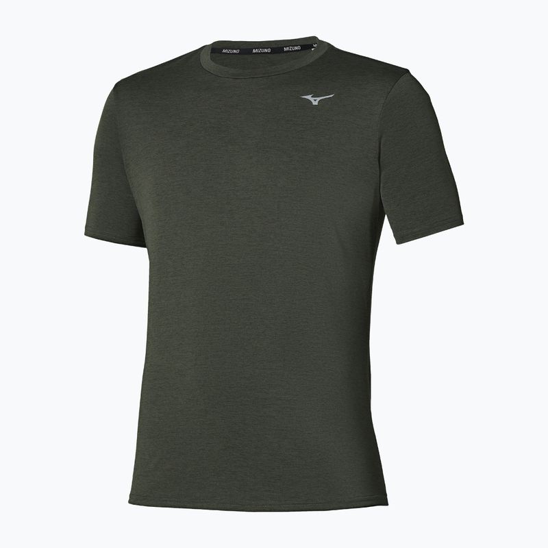 Vyriški bėgimo marškinėliai Mizuno Core Impulse Short Sleeve Tee forest night