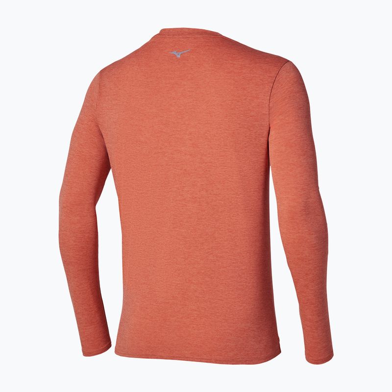 Vyriški bėgimo marškinėliai su ilgomis rankovėmis  Mizuno Core Impulse Long Sleeve Tee ginger 2