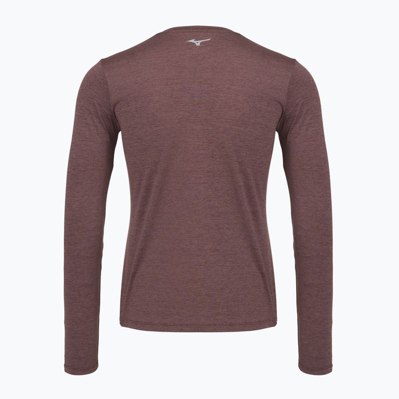 Vyriški bėgimo marškinėliai su ilgomis rankovėmis  Mizuno Core Impulse Long Sleeve Tee pepper corn 2