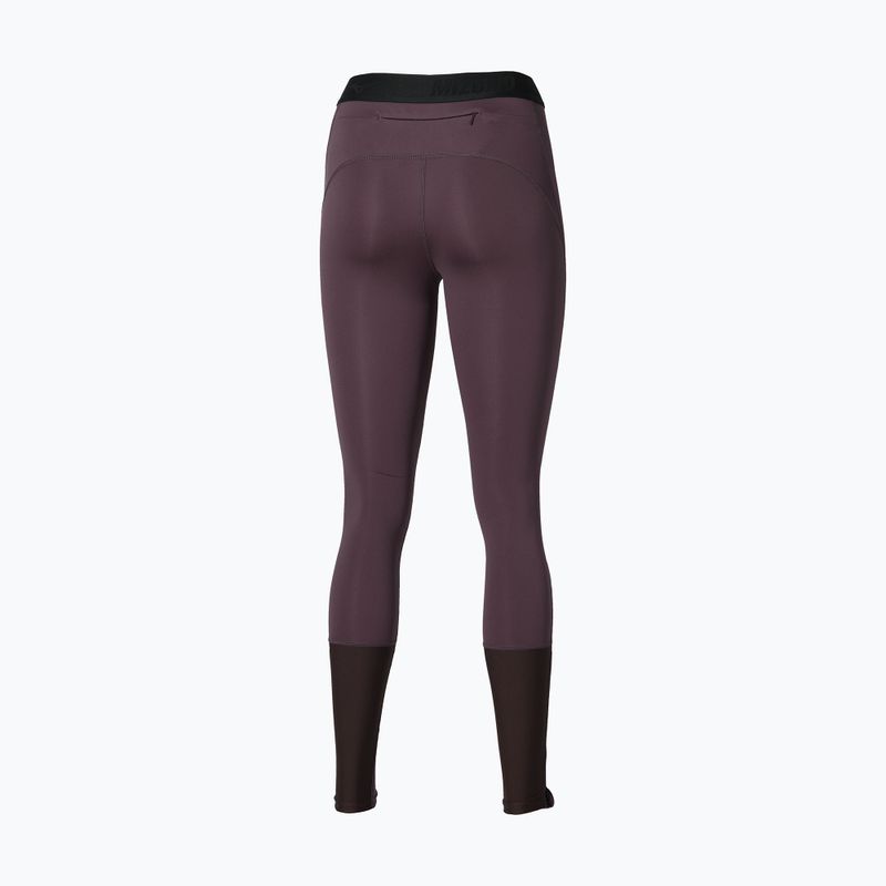 Moteriškos bėgimo tamprės Mizuno Core Impulse Long Tight raisin 2