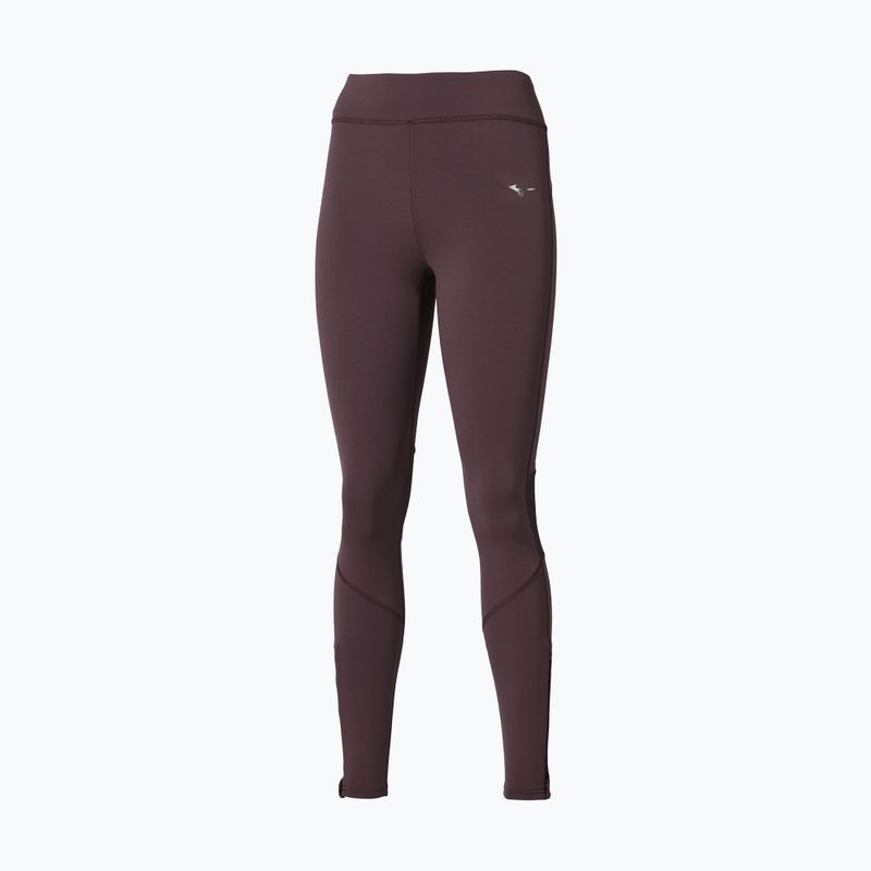 Moteriškos bėgimo tamprės Mizuno Active Warmalite Long Tight raisin