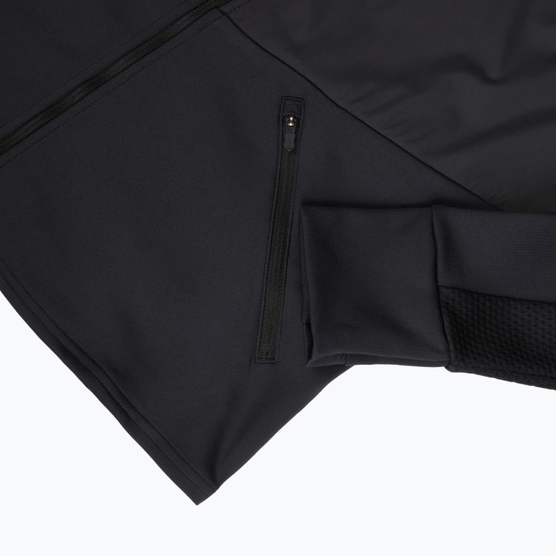 Vyriška bėgimo striukė Mizuno Active Warmalite Hybrid Full Zip Hooded Long Sleeve Top black 4