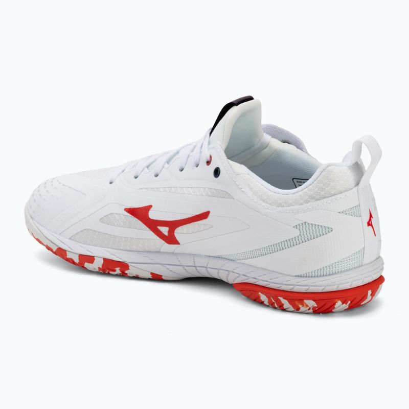 Vyriški teniso batai Mizuno Wave Drive Neo 4 white/insignia blue/orange 3