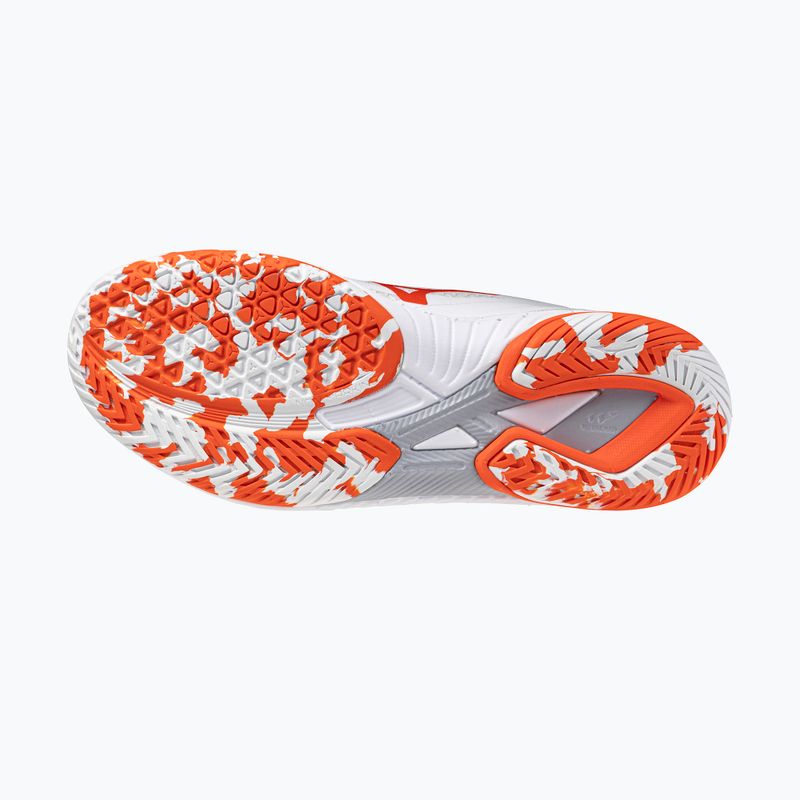 Vyriški teniso batai Mizuno Wave Drive Neo 4 white/insignia blue/orange 4