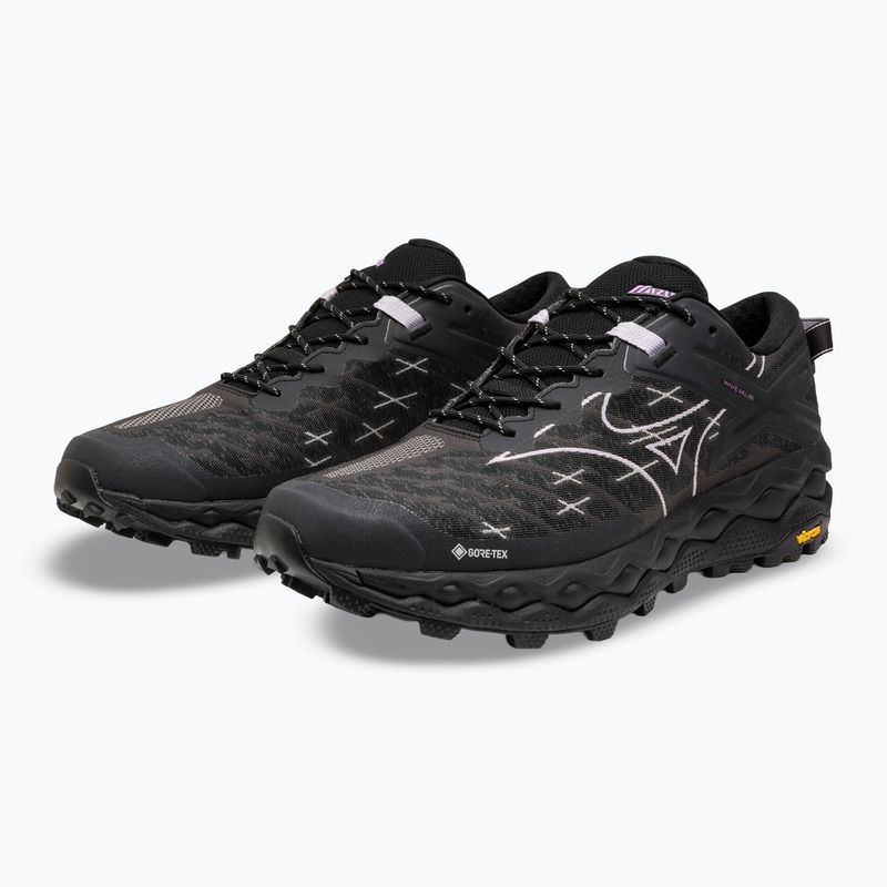Batai Mizuno Wave Mujin LS GTX Black/Iris/Spring Crocus 3