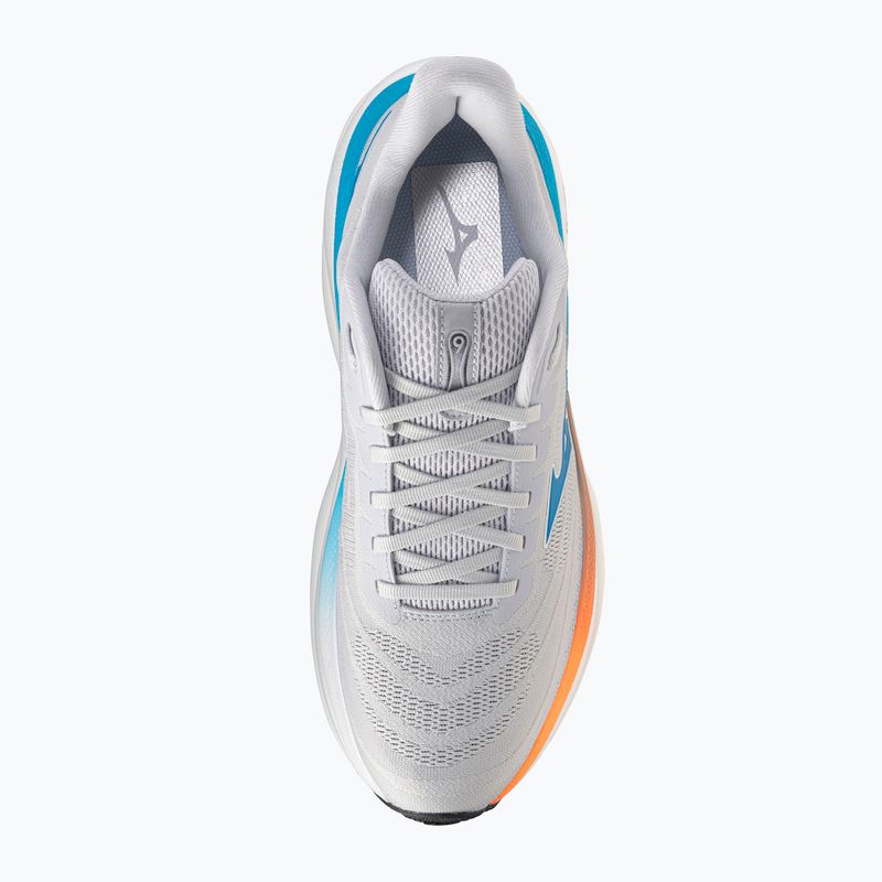 Vyriški bėgimo batai Mizuno Wave Sky 9 cloudscape/blue jewel/lava orange 7