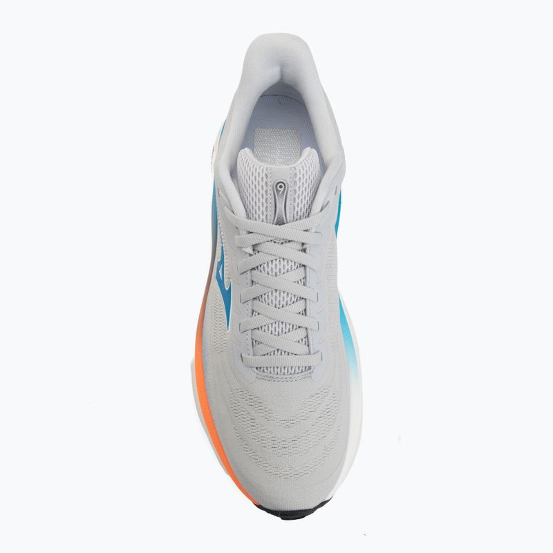 Vyriški bėgimo batai Mizuno Wave Sky 9 cloudscape/blue jewel/lava orange 5