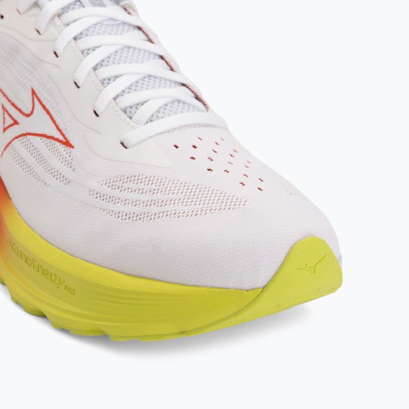 Vyriški bėgimo batai Mizuno Wave Skyrise 7 white/orange/evening primrose 7