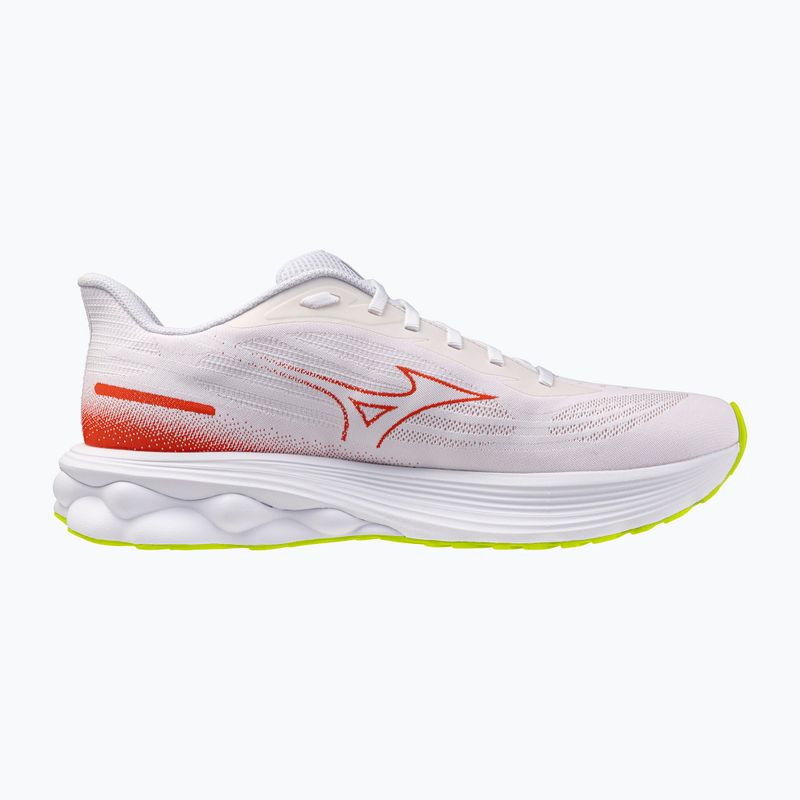 Vyriški bėgimo batai Mizuno Wave Skyrise 7 white/orange/evening primrose 2
