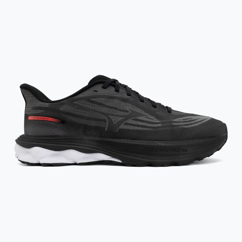 Vyriški bėgimo batai Mizuno Wave Skyrise 7 black/iron gate/tomato puree 2
