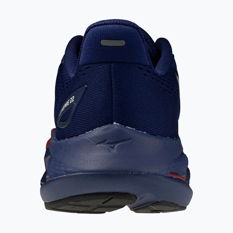 Vyriški bėgimo batai Mizuno Wave Inspire 22 beacon blue/tomato puree/firecracker 3