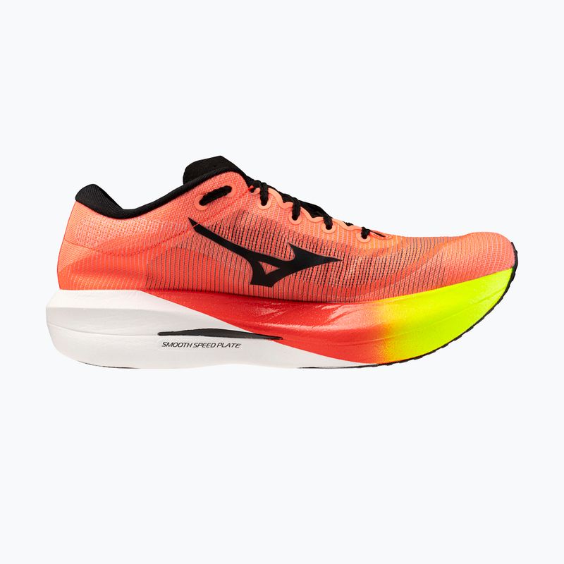 Bėgimo batai Mizuno Hyperwarp Pure lava orange/black/lightning yellow 2