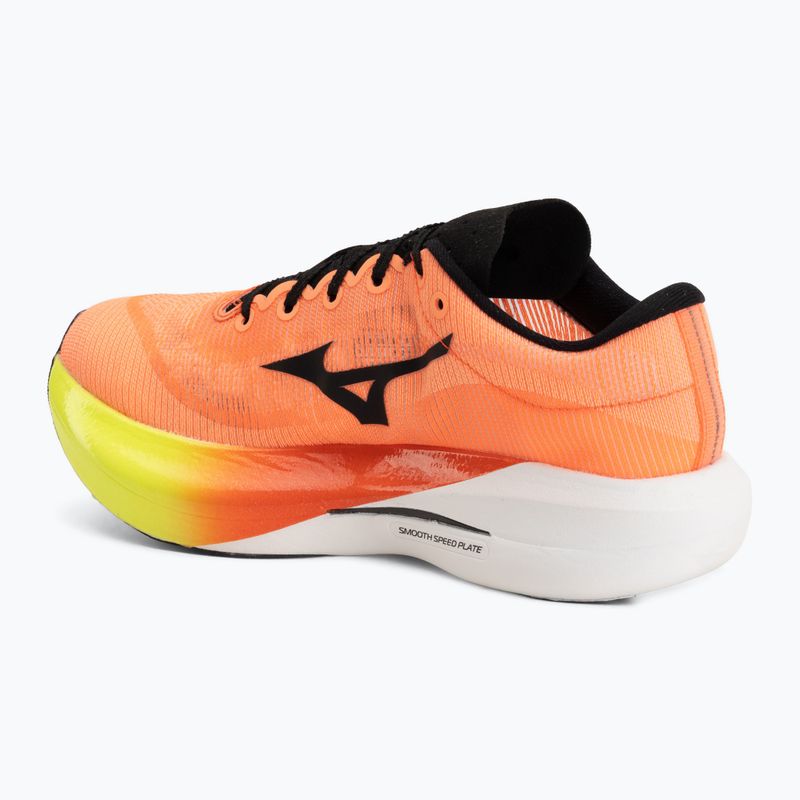 Bėgimo batai Mizuno Hyperwarp Pure lava orange/black/lightning yellow 3