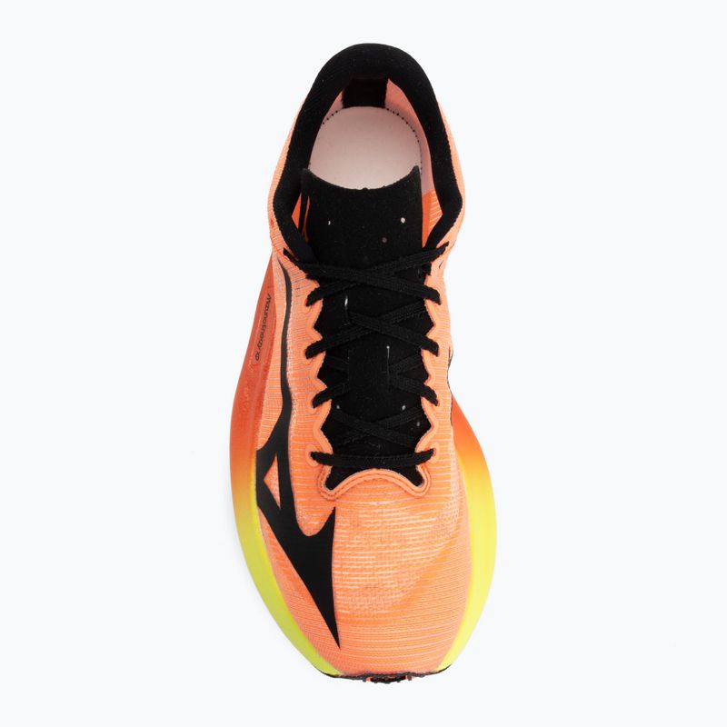 Bėgimo batai Mizuno Hyperwarp Pure lava orange/black/lightning yellow 5