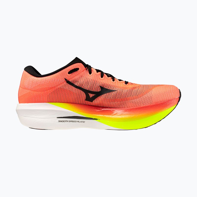 Bėgimo batai Mizuno Hyperwarp Elite lava orange/black/lightning yellow 2