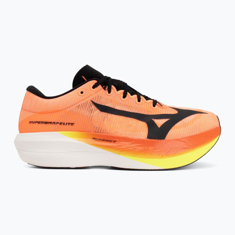 Bėgimo batai Mizuno Hyperwarp Elite lava orange/black/lightning yellow 2