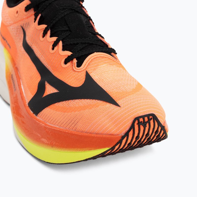 Bėgimo batai Mizuno Hyperwarp Elite lava orange/black/lightning yellow 7