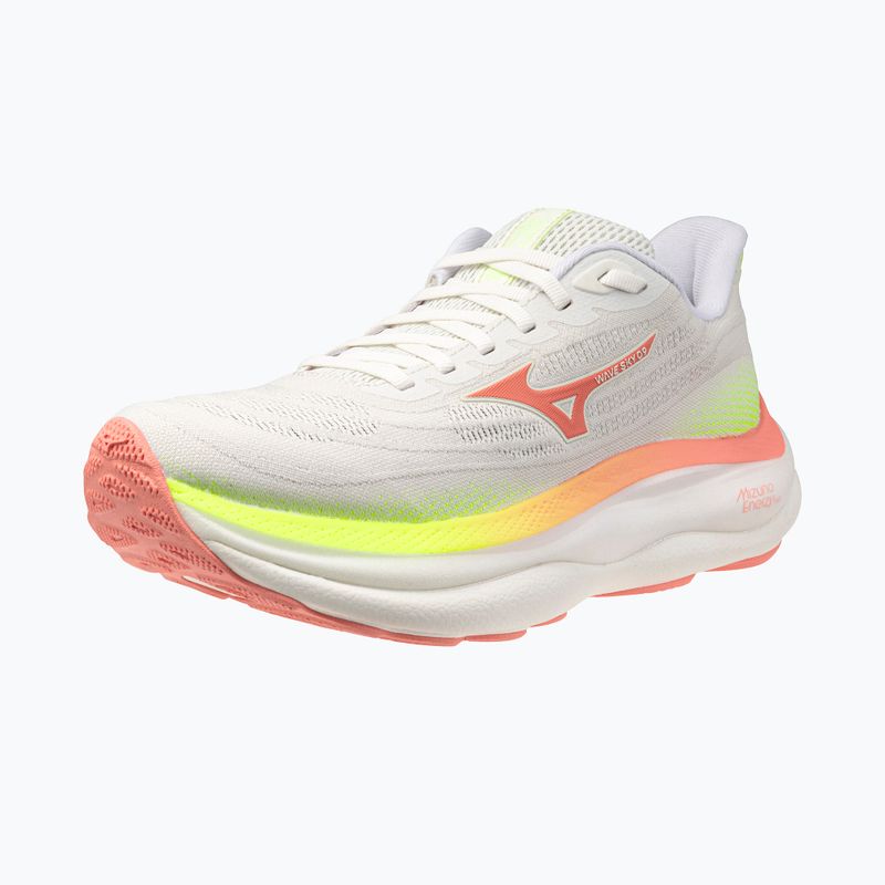 Moteriški bėgimo batai Mizuno Wave Sky 9 gf white/desert flower/lime pulp 3
