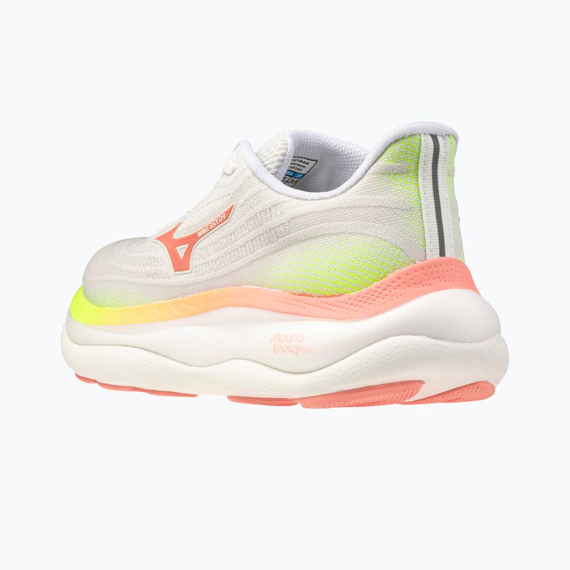 Moteriški bėgimo batai Mizuno Wave Sky 9 gf white/desert flower/lime pulp 4