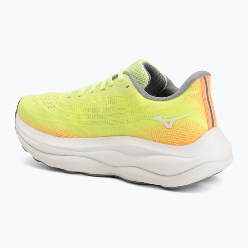 Moteriški bėgimo batai Mizuno Wave Sky 9 lime pulp/white/flamingo coral 3