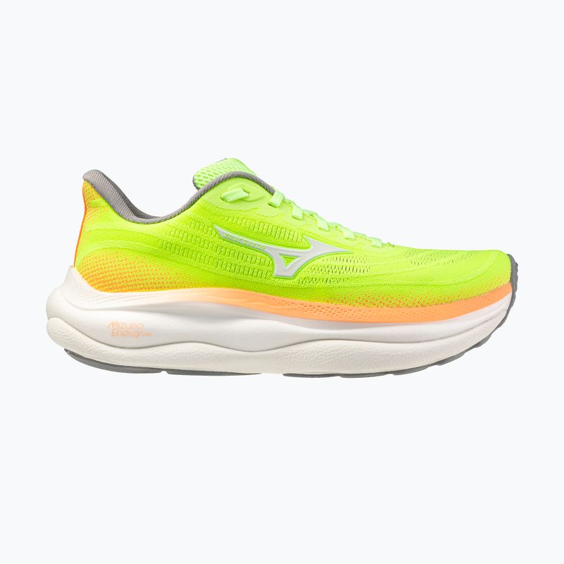 Moteriški bėgimo batai Mizuno Wave Sky 9 lime pulp/white/flamingo coral