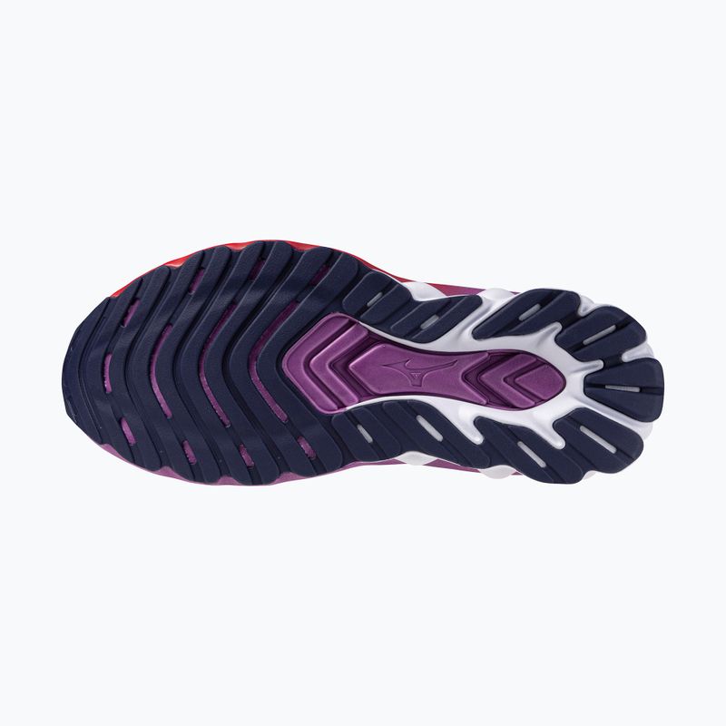 Moteriški bėgimo batai Mizuno Wave Skyrise 7 rhodonite/white/tomato puree 4