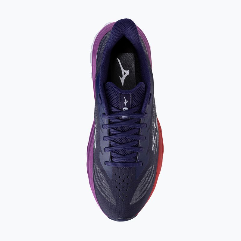 Moteriški bėgimo batai Mizuno Wave Skyrise 7 rhodonite/white/tomato puree 5