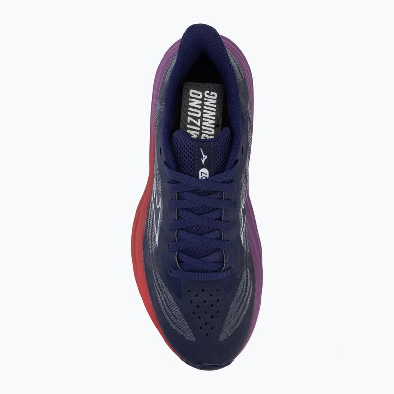 Moteriški bėgimo batai Mizuno Wave Skyrise 7 rhodonite/white/tomato puree 5