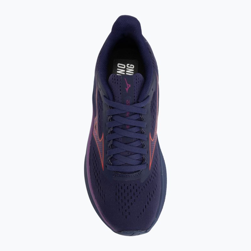 Moteriški bėgimo batai Mizuno Wave Inspire 22 rhodonite/tomato puree/dahlia 5
