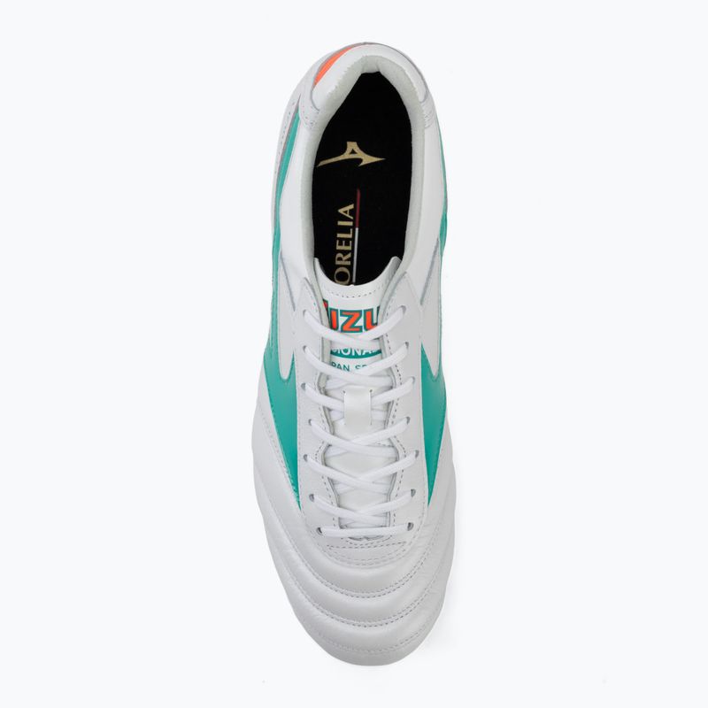 Futbolo batai Mizuno Morelia II Japan FG white/arcadia/lava orange 5