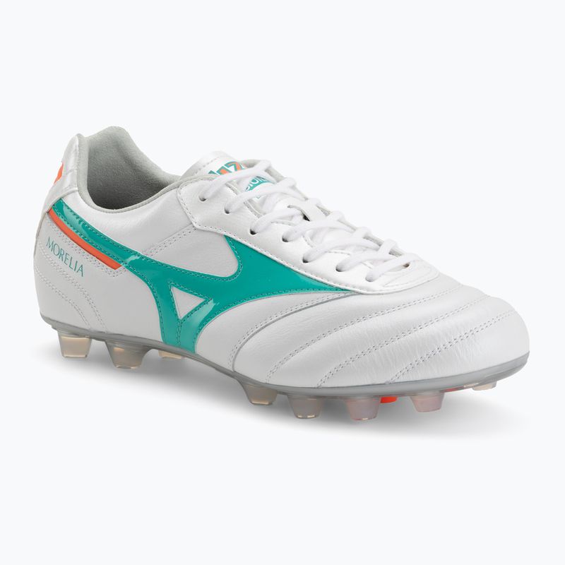 Futbolo batai Mizuno Morelia II Elite FG white/arcadia/lava orange