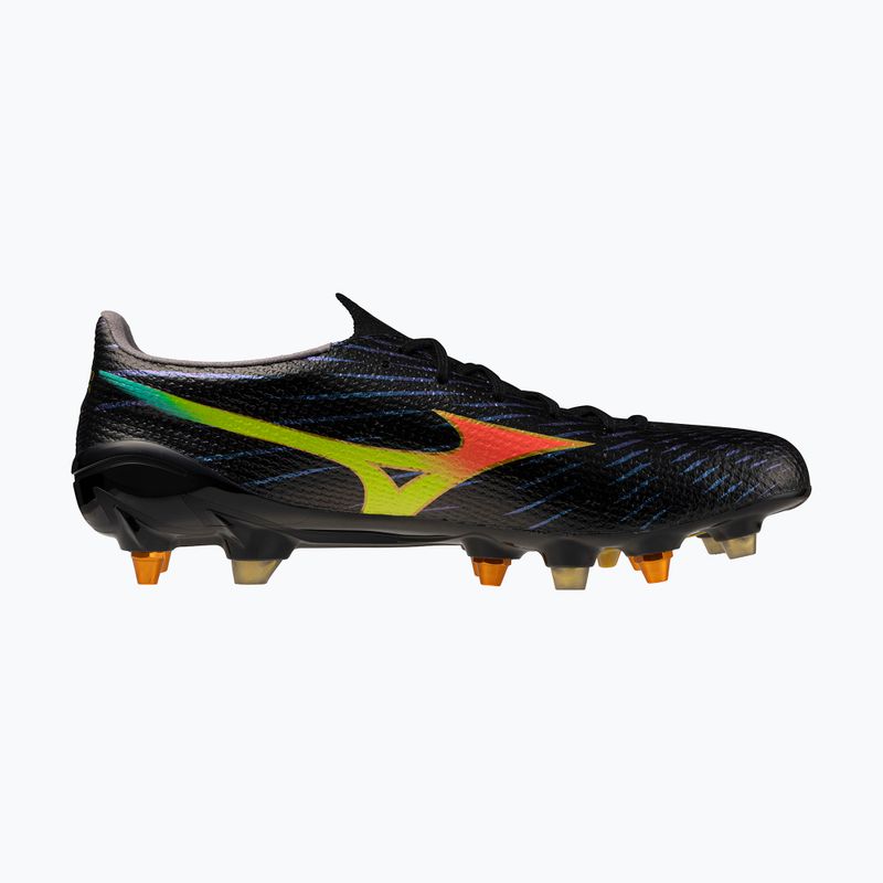 Futbolo batai Mizuno Alfa III Elite Mix black/lava orange/evening primrose 2