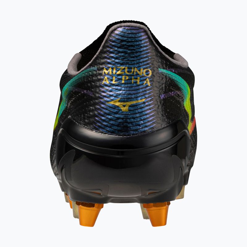 Futbolo batai Mizuno Alfa III Elite Mix black/lava orange/evening primrose 3