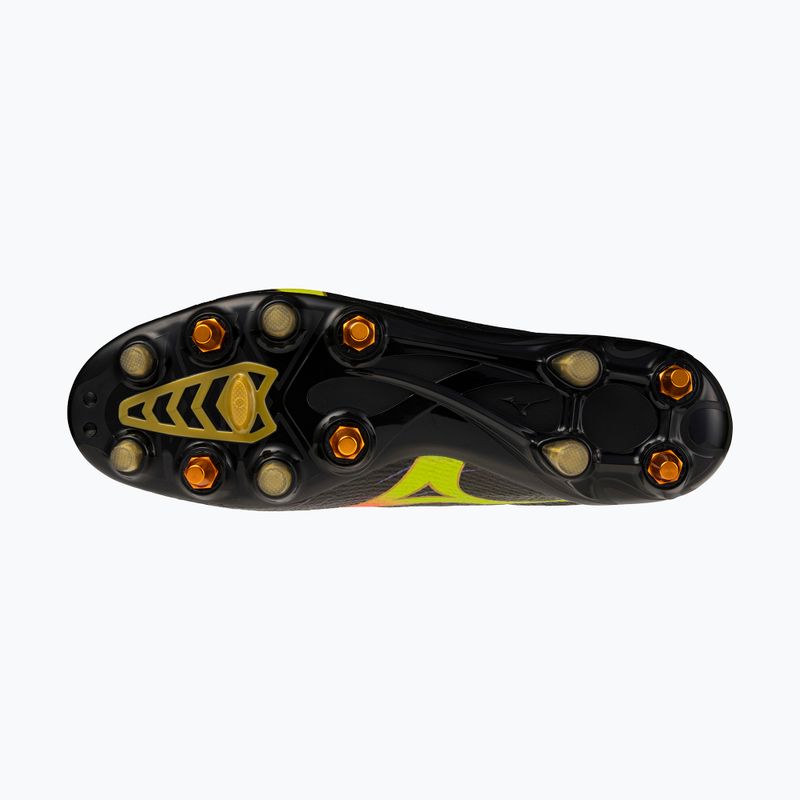 Futbolo batai Mizuno Alfa III Elite Mix black/lava orange/evening primrose 4