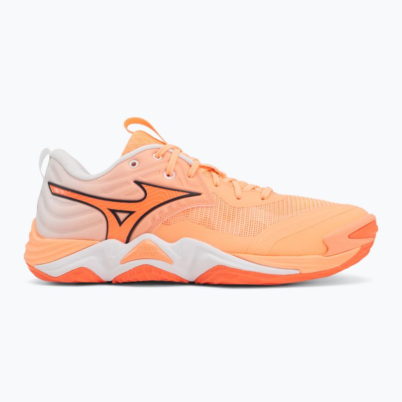 Tinklinio bateliai Mizuno Wave Momentum Elite flamingo coral/lava orange/white 2